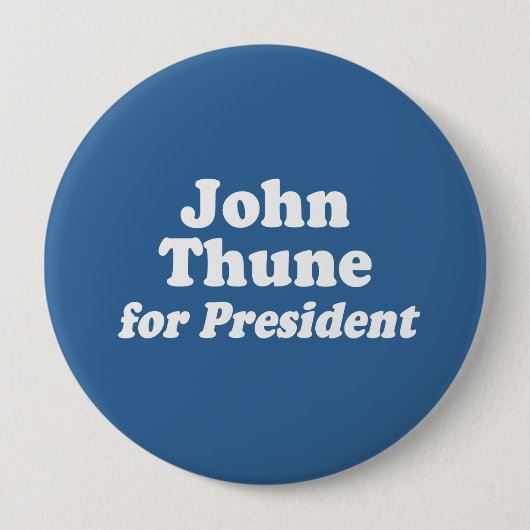 JOHN THUNE VOOR PRESIDENT RONDE BUTTON 4,0 CM (Voorkant)