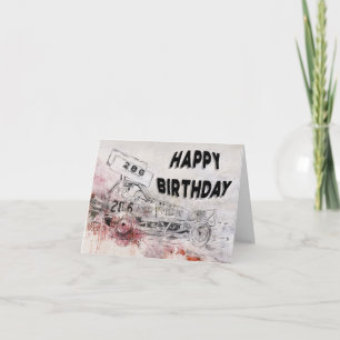 John Toulson Birthday Card Kaart