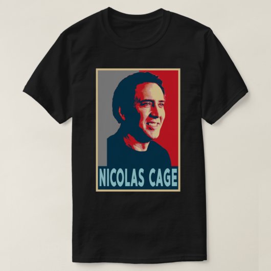 John Travolta Nicolas Cage Retro T-shirt (Design voorkant)