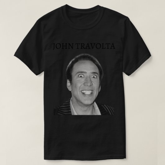 john travolta nicolas cage shirt FUNNY MEME (Design voorkant)