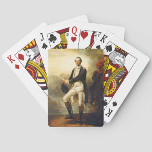 John Trumbull - George Washington voor Trenton Pokerkaarten