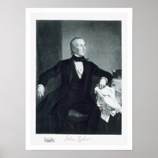 John Tyler, 10de President van de Verenigde Staten Poster (Voorkant)