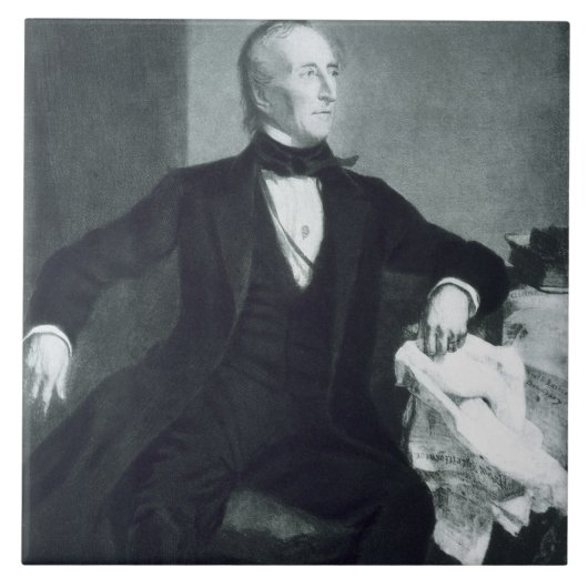 John Tyler, 10de President van de Verenigde Staten Tegeltje (Voorkant)