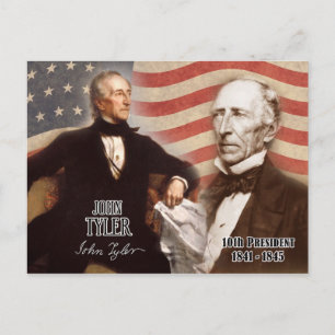 John Tyler - 10de President van de VS Briefkaart