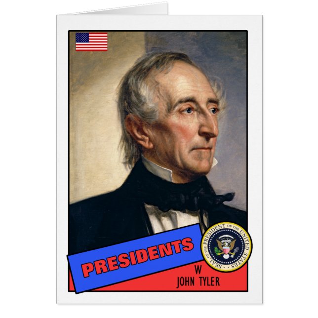 John Tyler-honkaarten (Voorkant)