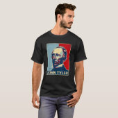 John Tyler President T-shirt (Voorkant volledig)