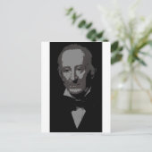 John Tyler silhouette Briefkaart (Staand voorkant)