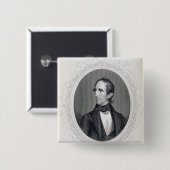 John Tyler Vierkante Button 5,1 Cm (Voorkant /achterkant)