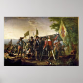 John Vanderlyn Landing of Columbus Poster (Voorkant)