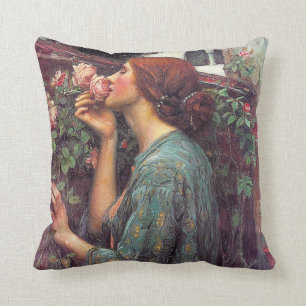 John W. Waterhouse Pre-Raphaelite Rozenkussen Kussen