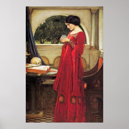 John Waterhouse - De Kristallen Bal Poster (Voorkant)