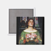 John Waterhouse - Gather Ye Rosebuds Magneet (Voorkant / Achterkant)