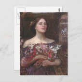 John Waterhouse- Gather Ye Rosebuds of Ophelia Briefkaart (Voorkant / Achterkant)