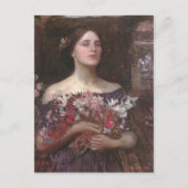 John Waterhouse- Gather Ye Rosebuds of Ophelia Briefkaart (Voorkant)