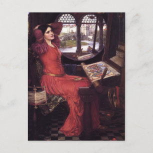 John Waterhouse-Lady of Shalott Briefkaart