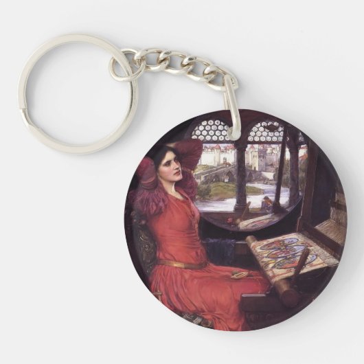 John Waterhouse-Lady of Shalott Sleutelhanger (Voorkant)