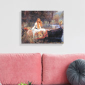 John Waterhouse The Lady of Shallot Canvas Afdruk (Insitu (Woonkamer))
