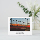John Wayne Airport Santa Ana California Briefkaart (Staand voorkant)