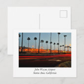 John Wayne Airport Santa Ana California Briefkaart (Voorkant / Achterkant)