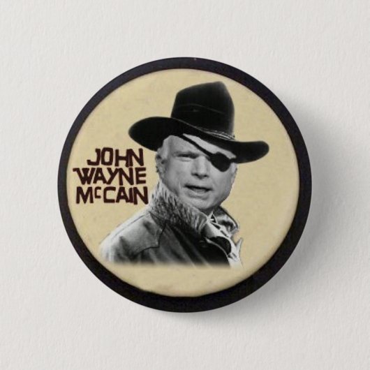 John Wayne McCain Button (Voorkant)