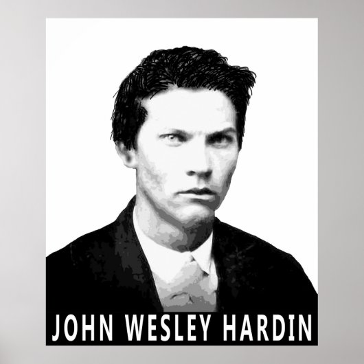 JOHN WESLEY HARDIN OUTLAW VAN OUD WEST POSTER (Voorkant)