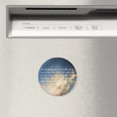John Wesley Living Quote met Blue Sky Clouds Magneet (Insitu (Vaatwasser))