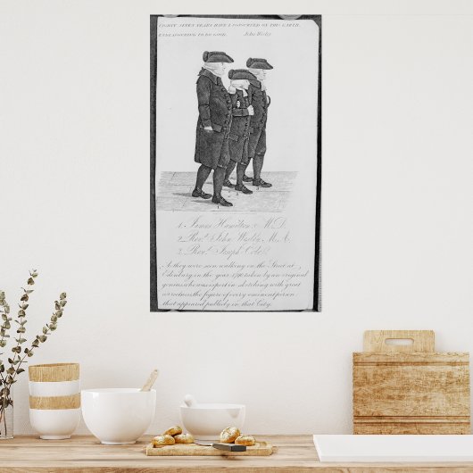 John Wesley loopt in Edinburgh tussen James Poster (Keuken)