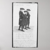 John Wesley loopt in Edinburgh tussen James Poster (Voorkant)