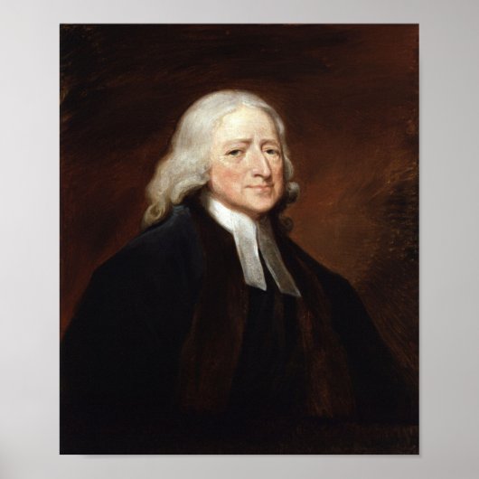 John Wesley Portrait - George Romney Poster (Voorkant)