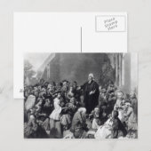 John Wesley preaching Briefkaart (Voorkant / Achterkant)