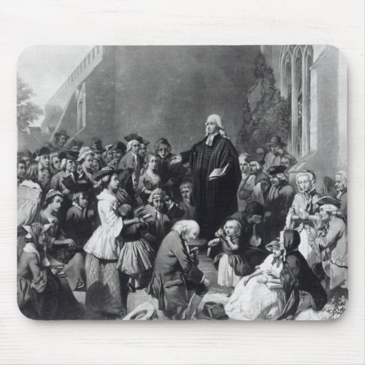 John Wesley preaching Muismat (Voorkant)