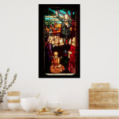 John Wesley Preaching the Gospels in England Poster (Keuken)