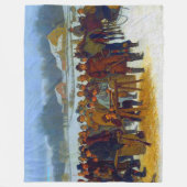 John Whetten Ehninger Turkey Shoot 1879 Fleece Deken (Voorkant)