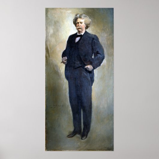 John White Alexander Samuel L. Clemens Mark Twain Poster (Voorkant)