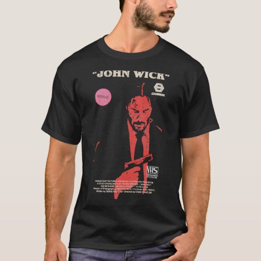John Wick VHS Essential T-Shirt (Voorkant)