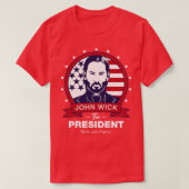 John Wick voor President T-shirt (Design voorkant)