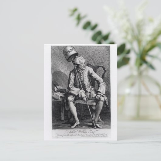 John Wilkes 1763 Briefkaart (Staand voorkant)