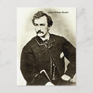 John Wilkes Booth Briefkaart
