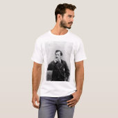John Wilkes Booth, ca. 1862.  Charles DeForest F T-shirt (Voorkant volledig)