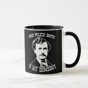 john wilkes booth is mijn huisjongen mok