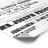 John Wilkes Booth Playbill Poster (Hoek)