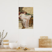 John William Godward - A Siesta Poster (Keuken)