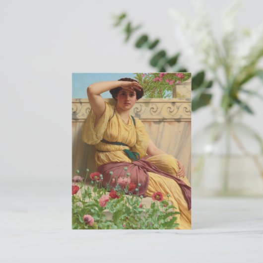 John William Godward A tryst CC0624 Briefkaart (Staand voorkant)