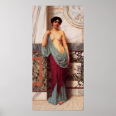 John William Godward - Bij de Thermae Poster (Voorkant)