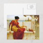 John William Godward - De favoriet Briefkaart (Voorkant / Achterkant)