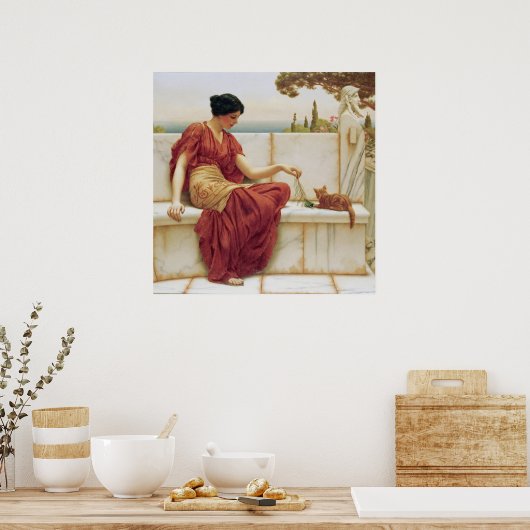 John William Godward - De favoriet Poster (Keuken)