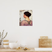 John William Godward - Een griekenland lieftallig Poster (Keuken)