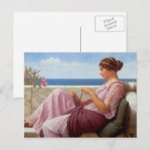 John William Godward - Een souveneer Briefkaart (Voorkant / Achterkant)