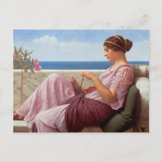 John William Godward - Een souveneer Briefkaart (Voorkant)