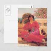 John William Godward- Flabellifera Briefkaart (Voorkant / Achterkant)